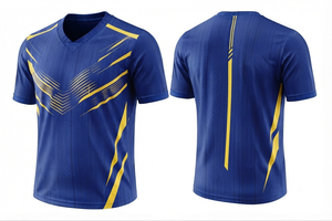 Camiseta de Fútbol Personalizada Unisex para Adultos, Uniforme de Entrenamiento con Nombre del Equipo, Servicio OEM Disponible - Product Image 3