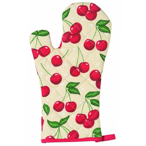 Ensemble de maniques de cuisine, protège-plats et tablier en coton imprimé personnalisé, résistant à la chaleur, vente en gros - Product Image 2