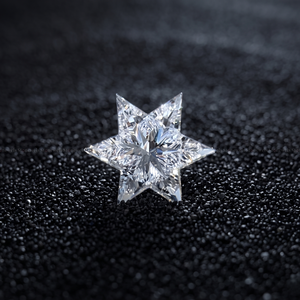 IGI GIA Certified <b>3</b> Ct Wholesale Lab Created Natural HPHT CVD Grown Synthetic Loose D VVS Cultivated Star of David Diamond - Product Image 2