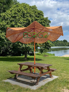 100% Sustainable Natural Coir Parasol Handcrafted Coconut Fiber Sunshade Umbrella for Green Outdoor Spaces - Product Image 6