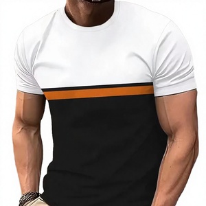 T-shirt de course à manches longues pour hommes, col rond, impression par sublimation, logo personnalisé sur le devant, séchage rapide, 100 % coton, coupe oversize, vente en gros - Product Image 1