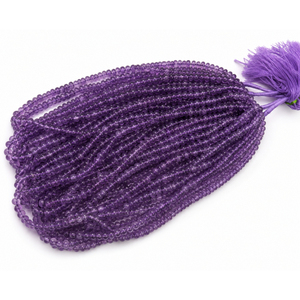 Perles en vrac en améthyste violette, forme courbée citrouille/melon, Shree Ambikanath, argent, 500 carats, pour la fabrication de bijoux DIY - Product Image 2