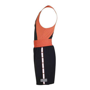 Ensemble uniforme de boxe unisexe, haut sans manches et short orange et noir, respirant, séchage rapide, équipement d'entraînement - Product Image 4