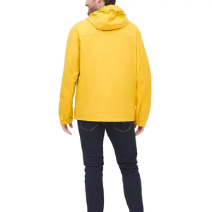 Customized Design Men's Canvas Winter <b>Waterproof</b> Windproof <b>Red</b> Softshell Rain <b>Jacket</b> with Hood and Cotton Lined for Running - Product Image 4