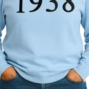 Sudadera de Mujer Azul Claro con Bordado 3D, Estilo Casual, Manga Larga, Cómoda para el Día a Día - Product Image 5