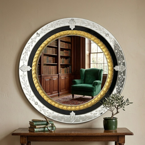 Luxury Antique Venetian Baroque Wall <b>Mirror</b> | Decorative Accent Glass <b>Mirror</b> for Living Room, Hallway & Classic Interior Design - Product Image 4