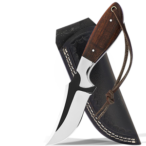 Cuchillo de Caza Artesanal de Primera Calidad de BA Enterprises, con Funda de Cuero y Mango Premium, el Mejor Regalo para Novios - Product Image 1
