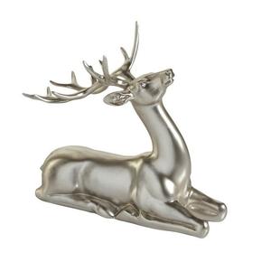 Décoration de Noël Cerf en Aluminium Métal, Sculpture Artisanale pour Salon, Décoration de Noël - Product Image 3