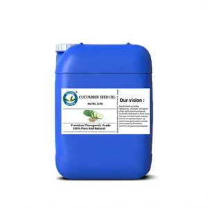 Aceite Portador de Semillas de Pepino (Cucumis Sativus) de 2 KG, Prensado en Frío, para Aromaterapia, Empaque Personalizado - Fabricante Premium de la India - Product Image 1