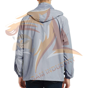 Chaqueta Cortavientos Personalizada de Alta Calidad con Mangas Largas para Hombre, Chaqueta Cortavientos para Exteriores Disponible en Todas las Tallas - Product Image 2