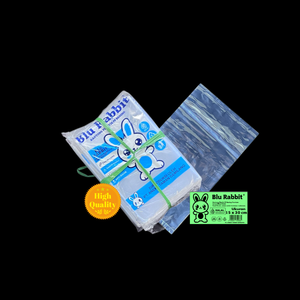 Bolsa de Plástico Transparente al por Mayor de 15 x 30 cm, Marca Blu Rabbit, Grado Alimenticio, Polipropileno, Termosellable, Hecho en Indonesia - Product Image 2