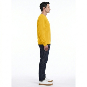 เสื้อสเวตเชิ้ตผู้ชายแบบลำลอง แขนยาว คอกลม สวมใส่สบาย แบบพื้นฐาน - Product Image 3