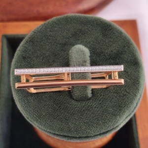 18K Yellow Gold Diamond Open <b>Wrap</b> Bypass Ring for Women Minimalist Solitaire Style <b>Wedding</b> Anniversary Party Fine Jewelry <b>Gift</b> - Product Image 3