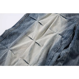 Pantalones Anchos Holgados de Moda, Estilo Vintage, Plisados, Casuales, Hip Hop, Oversize, Vaqueros para Hombre y Mujer - Product Image 3