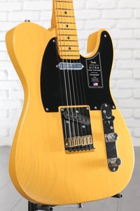 Guitarra Eléctrica Telecaster Vintage Ultra Lujosa de los Años '50, Color Butterscotch Blonde, Más Vendida - Product Image 3
