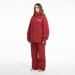 Traje de esquí de invierno para mujer, impermeable, resistente al viento, cálido y grueso, con cremallera única, ropa de esquí para exteriores - Product Image 2