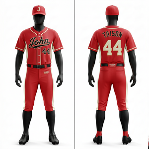 Uniforme d'équipe de baseball pour hommes, pantalon en jersey gris et noir à rayures fines, en polyester GSM Performance Mesh, avec logo brodé personnalisé en twill. - Product Image 4