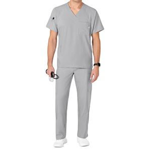 Tenues d'hôpital personnalisées à faible MOQ, couleur et design sur mesure, ensembles d'uniformes médicaux couleur unie, nouveau modèle, meilleures ventes - Product Image 1