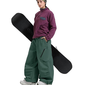 Pantalones de Esquí Holgados Personalizados para Hombre, Pantalones de Nieve Impermeables de Diseño, Pantalones de Nieve Acolchados Holgados para Hombre, Pantalones de Snowboard al por Mayor OEM - Product Image 3