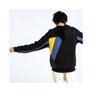 Sweats à capuche unis en gros, livraison rapide, logo personnalisé, sweats à capuche en coton molletonné 350 g/m², sweats à capuche à épaules tombantes - Product Image 3