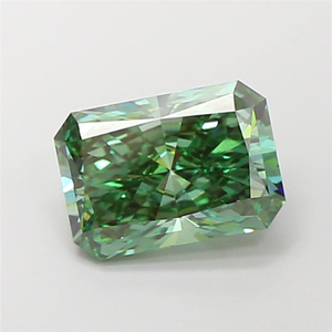 Grand diamètre, vert vif fantaisie, taille radiant, cultivé en laboratoire, certifié IGI, pierre précieuse de couleur premium, vente en gros de bijoux personnalisés VS1/VVS1 - Product Image 3