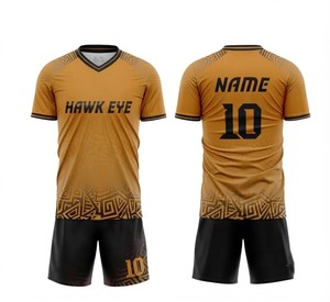 เสื้อยืดแขนสั้นผู้ชายแบบเรียบ รุ่น Hawk Eye Sports Custom ชุดฟุตบอล ผ้าฟลีซแห้งเร็ว ระบายอากาศได้ดี น้ำหนัก 180 กรัม ด้านหน้า - Product Image 6
