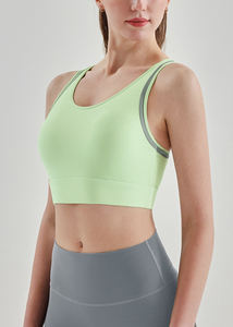 Ensemble de yoga deux pièces marron, haut court dos nageur à encolure dégagée, taille haute, sans couture, respirant, couleur unie, tenue de sport - Product Image 4