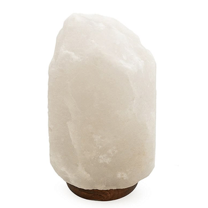 Lámpara de Cristal de Sal Blanca Natural del Himalaya, Luz Nocturna de Roca para Aliviar el Estrés, Ambiente Tranquilo, Decoración del Hogar, Regalo de Bienestar - Product Image 2