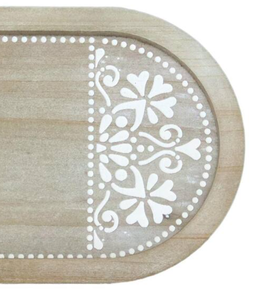 Bandeja de Servir Redonda de Aluminio Hecha a Mano de Estilo Nórdico, con Diseño Impreso a Color, para Decoración del Hogar, Más Vendida - Product Image 6