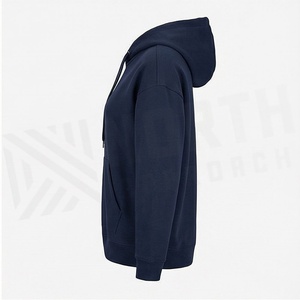 Sweat-shirt à capuche pour femme, logo personnalisé, style streetwear décontracté, couleur unie personnalisée, sweat-shirt de haute qualité, haut de gamme tendance - Product Image 3