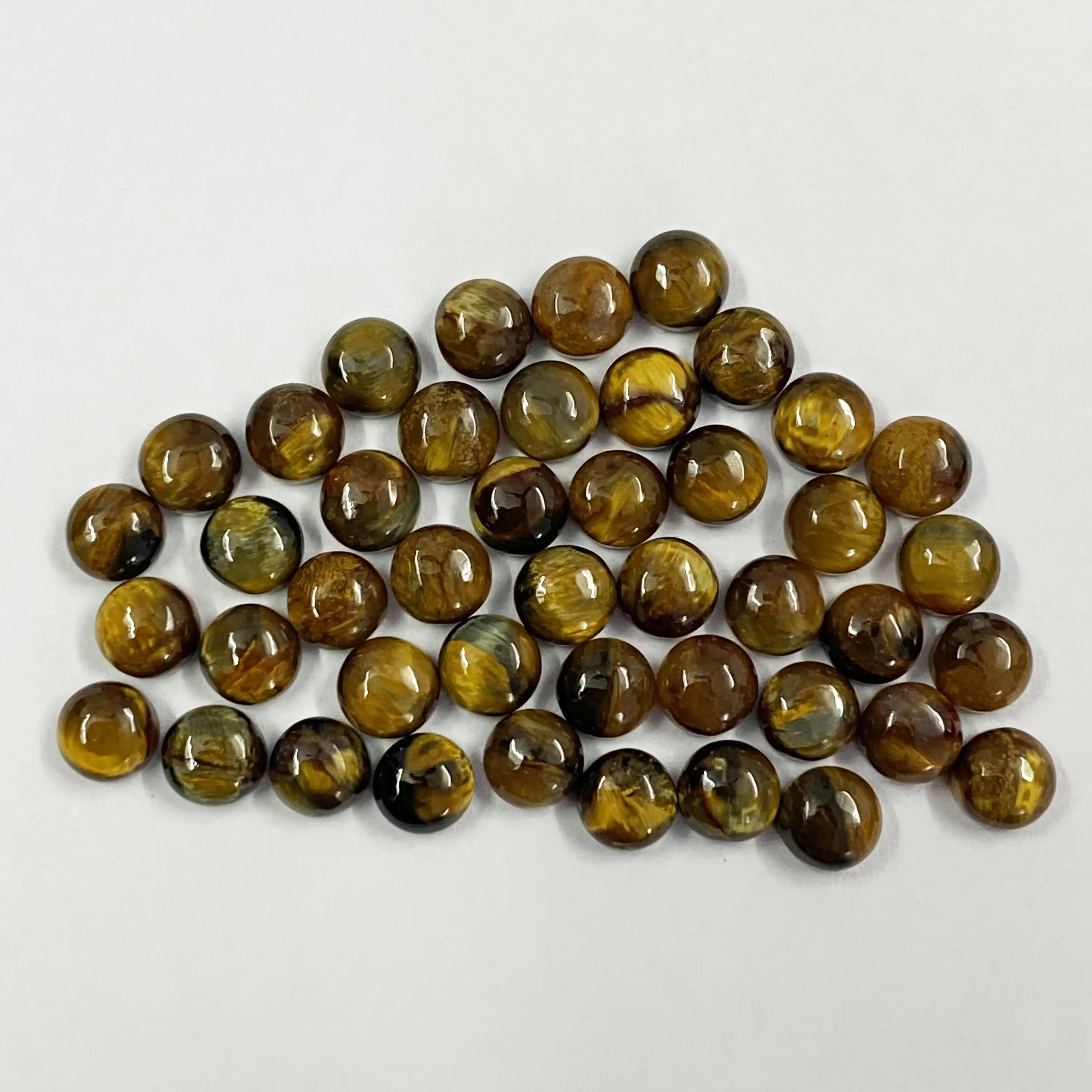 Shop Online From Great Selection At Jewelry Store Real Natural 4mm Golden Pietersite Certified Loose Gemstone