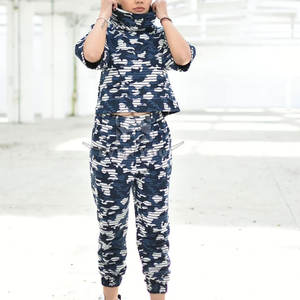 Conjunto Deportivo de Dos Piezas para Hombre, Camuflaje, de Alta Calidad, Tejido Transpirable y Estilo Urbano - Product Image 2