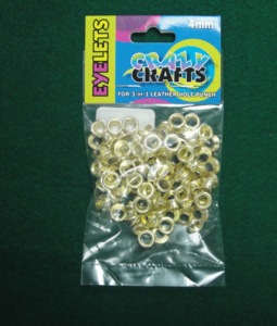 DK-1003PH 4mm x 100 pcs Œillets |   Œillets et garnitures pour la réparation de la toile, des vêtements et du cuir - Product Image 3