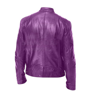 Vestes en cuir tendance pour hommes, tenue confortable et look décontracté pour la rue, utilisation quotidienne, vestes d'hiver - Product Image 4