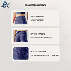 Shorts de sport taille haute pour femmes avec ceinture élastique et poches imprimées florales – Idéal pour la gym - Product Image 6