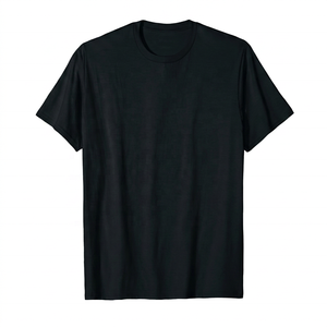 T-shirt en jersey de coton blanc pour homme, manches courtes, col rond, coupe classique, couleur unie, décontracté - Product Image 1