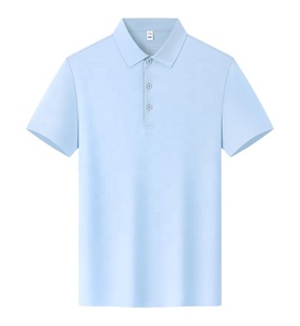 Haute qualité 200gsm 90% coton 10% Spandex 100S mercerisé Premium affaires Polo Golf chemise pour hommes femmes Logo personnalisé broderie - Product Image 4