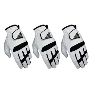 Soldes Exceptionnelles Stock Limité JNM SAFETY Gants de Golf en Cuir Cabretta Véritable Noir Haute Performance Anti-Humidité pour Adultes - Product Image 5