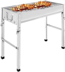 Barbecue rustique en fer pour jardin, avec corps résistant à la chaleur et longue durée de vie, idéal pour les grillades en famille pendant les vacances et les week-ends. - Product Image 2