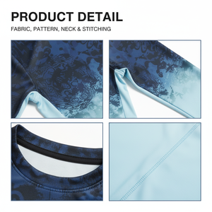 Camisa de Pesca y Caza para Hombre, Camuflaje, Manga Larga, Secado Rápido, Transpirable, para Viajes al Aire Libre y Camping, UPF 50+, Tallas Grandes - Product Image 6