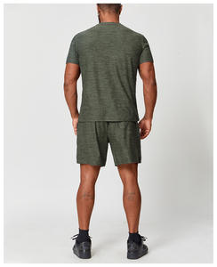 Conjunto de Pantalones Cortos Deportivos de Verano para Hombre, Tejidos, Sólidos, de Secado Rápido, para Correr y Hacer Ejercicio - Product Image 4