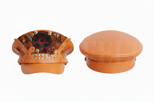 Classic Style Genuine Leather Peak <b>Cap</b> With Curved Visor Premium Quality Elegant Appearance Custom Logo Lace Decoration Peak <b>Cap</b> - Product Image 4