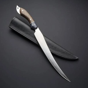 A&M Enterprises Handmade Industrial Grade Outdoor Fillet Knife Stainless Steel Blade Wood Micarta Handle OEM Hunting Knives - Product Image 4
