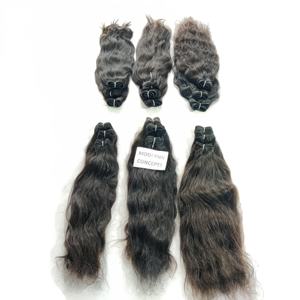 Venta al por mayor 100% Extensiones rectas alineadas con cutícula virgen Onda natural de alta calidad Templo indio Extensiones onduladas en bruto vietnamitas - Product Image 4