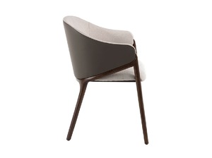 Elegant <b>Upholstered</b> Dining <b>Chair</b> with Solid Wood Frame and Ergonomic Curved Back – Premium Restaurant & Hotel Furniture Supplier - Product Image 4