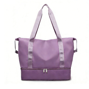 Bolsa de Viaje Impermeable, Simple, con Cierre, de Poliéster, para Deporte, Yoga, Gimnasio, con Correa para el Hombro - Product Image 5