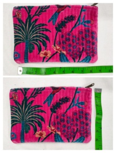 Duck Hand Embroidered Beaded Cash Money Design Pouch <b>Mini</b> Coin Purse with Zipper Pure Crepe Fashion for Women - Product Image 4
