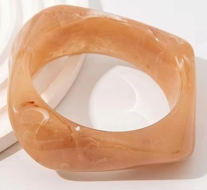 Bracelet jonc tendance chrétien en résine artisanale de qualité supérieure, personnalisé, pour femme, vente en gros - Product Image 3
