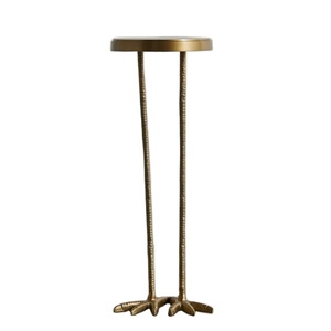 Hot Sale Luxury Gold Bird Leg Sculptural Drink <b>Table</b> Modern Artistic Accent Stand Stylish Side <b>Table</b> for Living Room Home Decor - Product Image 1