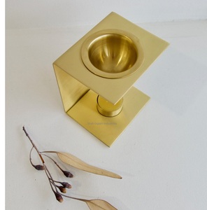 Original Brass Essential Oil Burner wax melt Burner Aromatherapy Burner Brass Oil <b>Diffuser</b> Candle Tealight Holder Home & spa - Product Image 6